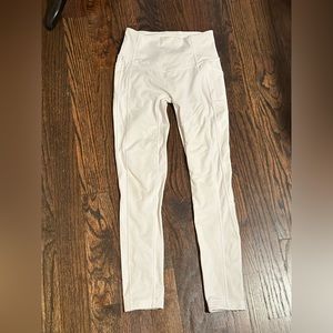 Lululemon White Leggings - Size 6